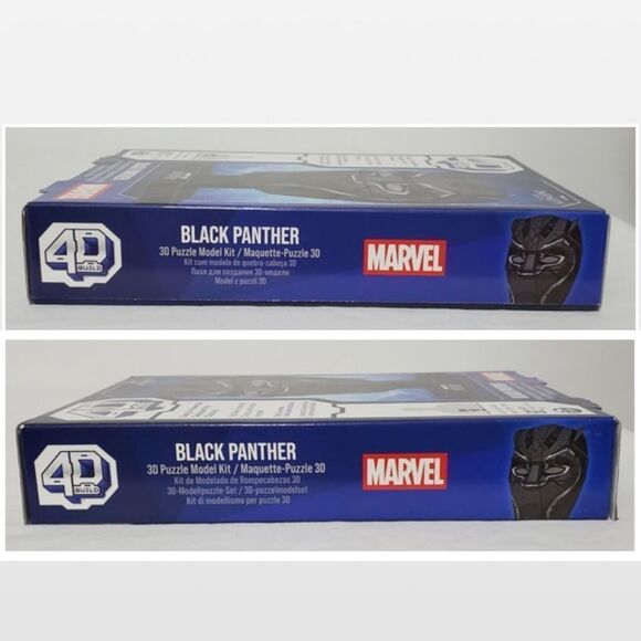 New Marvel Disney 4D Build Black Panther 3D Puzzle Kit - Picture 9 of 15